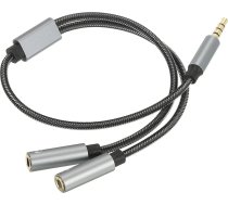 Adapter AV Roger RoGer SP35Y Audio adapter / Splitter 2x 3.5mm stereo + microphone / 4 pin 4752168125687 (4752168125687) ( JOINEDIT71063357 )