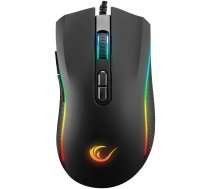 Rampage SMX-R44V2 12800 DPI RGB LED 1kHz HUANO Makro czarna ( SMX R44V2BLACK ) Datora pele