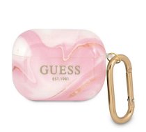GUAPUNMP Guess TPU Shiny Marble Case for Airpods Pro Pink ( GUAPUNMP 3666339010188 GUE1124PNK ) austiņas