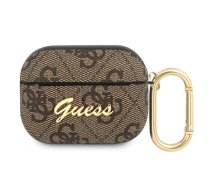 GUAP4GSMW Guess 4G Script PC/PU Case for Airpods Pro Brown ( GUAP4GSMW 3666339009731 GUE001432-0 GUE1168BR ) austiņas