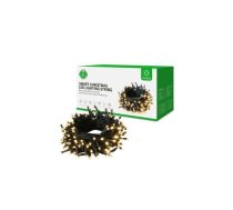 Vieda ziemassvetku LED apgaismojuma virtene 230Vac 20m 200 x LED silti balta Wi-Fi Bluetooth WOOX ( R5151 715072 ) Ziemassvētku lampiņas