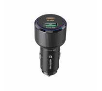 Swissten PD USB-C / USB Automašīnas Lādētājs 63W ar USB-C - USB-C Kabeli 1m 20111910 (8595217493315) ( JOINEDIT80200218 )
