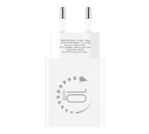 OBAL:ME Wall Charger USB-A 10W + USB-A/USB-C Cable 1m Tīkla lādētājs ar USB-A/USB-C kabeli 1m / balts 10W1UWH-C (8596311218842) ( JOINEDIT87857931 )