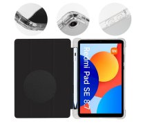 OBAL:ME MistyTab Case Planšetdatoru maciņš priekš Xiaomi Redmi Pad SE 8.7 / melns 57983124630 (8596311272356) ( JOINEDIT87895644 ) planšetdatora soma