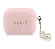Guess 4G Charm Silicone Case Austiņu Maciņš Apple AirPods Pro 3 GUAP3LECG4P (3666339574871) ( JOINEDIT87861154 )