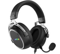 Hator ESH50 Hypergang 3 Bezvadu austinas ar mikrofonu ( ESH50 15277719 27622 8721249196829 CASTI HATOR HYPERGANG 3 USB NEGRU )