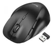 Hoco GM24 1600DPI Bezvadu datorpele (6 pogas) ( GM24 Black 14395568 6931474799432 ) spēļu aksesuārs