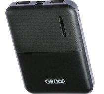 Grixx Powerbank 5000mAh Micro USB USB-C Black ( GREXTBP50B01 ) Powerbank mobilā uzlādes iekārta