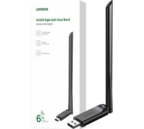 Ugreen CM496 AC650 Dual Band Wi-Fi USB Adapter - Black ( 90339 ugreen )