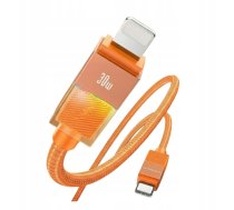 Kabel USAMS U93 30W USB-C do Lightning 1.2m pomaranczowy USA1457 (6958444997285) ( JOINEDIT84978392 ) USB kabelis