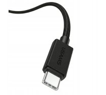 Kabel USAMS U92 30W USB-C do Lightning 1.2m czarny USA1454 (6958444997230) ( JOINEDIT84978390 ) USB kabelis