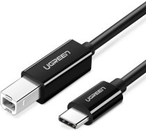 USB 2.0 C-B UGREEN US241 to 2m printer cable (black) ( 50446 107698 ) USB kabelis