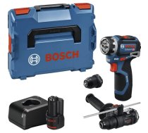 Akku-Bohrschrauber GSR 12V-32 FC Professional 12Volt (blau/schwarz 2x Li-Ionen Akku 2 0Ah L-BOXX Metallbohrfutteraufsatz Bohrhammeraufs 06019N7104 (4053423342956) ( JOINEDIT87337577 )
