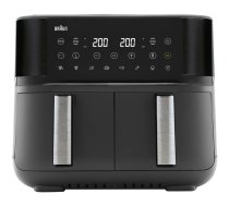 Heißluftfritteuse TwinCook 3 TD 3030I (schwarz (matt) 2.850 Watt 2 Körbe je 4 Liter) 0X12500010 (8021098005601) ( JOINEDIT87337762 )