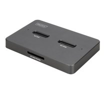 Dual M.2 NVM SSD Docking Station (schwarz USB-C M2 SSD SD-E) DA-71546-1 (4016032501398) ( JOINEDIT87368907 )