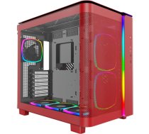 Montech KING 95 PRO Midi-Tower Tempered Glass ARGB - rot ( KING95PROR GEMT-034 ) Datora korpuss
