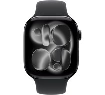 Watch Series 11 (schwarz (glänzend) Aluminium 46 mm Sportarmband schwarz M/L Cellular) MFC44ZR/A (0195950630787) ( JOINEDIT87349608 )