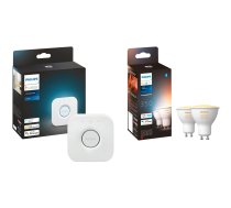 White Ambiance GU10 + Bridge (Doppelpack ersetzt 35 Watt inkl. Hue Bridge) PHU-BUNDLE-002 (4250494927116) ( JOINEDIT87348759 )