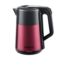 Tējkanna dubultsienu BROCK WK 5520 RD 1.8L 1500W ( 4752131003127 PO/90249/189171 WK 5520 RD ) Elektriskā Tējkanna