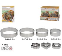 4 gab. servēšanas formu komplekts 3 dizainu figūras 2 x 8 x 8 cm KITCHENGO 8445393383101 (8445393383101) ( JOINEDIT86948371 )