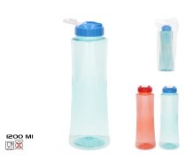 Ūdens pudele 1200 ml 2 krāsas 9.5x9.5x29 cm SUMMER ENJOY 8445393430263 (8445393430263) ( JOINEDIT89487413 )