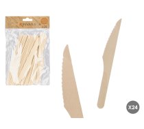 Komplekts 24 koka naži 22×14×2.3 cm 93546 Kinvara 93546 (8430852935465) ( JOINEDIT88150042 )