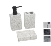 Keramikas vannas istabas komplekts ziepju dozators un zobu birstīšu turētājs 6.00 x 7.50 x 16.50 8445393572208 (8445393572208) ( JOINEDIT89934671 )