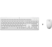 HP 230 Wireless Mouse and Keyboard Combo 230 Wireless Mouse and Keyboard Combo Full-size (100%) RF Wireless Membrane White Mouse 195908430865 (195908430865) ( JOINEDIT88815401 )