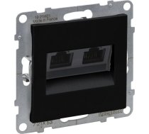 Legrand SUNO Computer socket double RJ45 cat 6 UTP black 721453 3414972047029 (3414972047029) ( JOINEDIT88772388 )