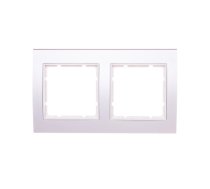 Berker Double frame B.3 aluminum/white (10123904) 4011334252191 (4011334252191) ( JOINEDIT88824834 )