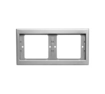Hager Double frame BERKER silver - 13637004 4011334281986 (4011334281986) ( JOINEDIT88837024 )