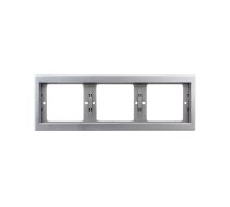Berker Triple frame K.5 horizontal stainless steel (13737004) 4011334281993 (4011334281993) ( JOINEDIT88825359 )