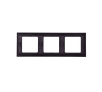 Hager Triple frame BERKER anthracite - 13737006 4011334297635 (4011334297635) ( JOINEDIT88825106 )
