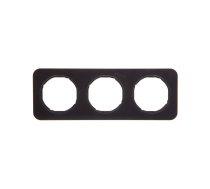 Berker Triple frame R.1 horizontal/vertical IP20 black (10132145) 4011334392736 (4011334392736) ( JOINEDIT88825659 )