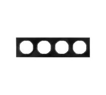 Berker Quadruple frame R.3 black glossy (10142245) 4011334393344 (4011334393344) ( JOINEDIT88824855 )