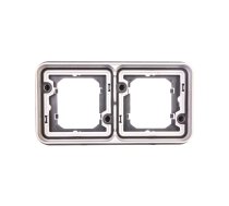 Berker Double frame W.1 horizontal for flush mounting IP55 grey (13293505) 4011334405122 (4011334405122) ( JOINEDIT88825680 )