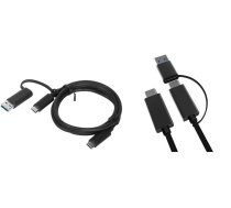 MicroConnect USB-C 3.2 Gen 1 Cable Cable 1m with one USB 3.0 A adapter 20 X faster than USB 2.0 SuperSpeed+ data transmissions up to 10 5706998851048 (5706998851048) ( JOINEDIT88756584 ) USB kabelis