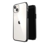 Speck Presidio Perfect-Clear Impact Geometry MICROBAN Apple iPhone 14 Plus / 15 Plus (Clear / Black) 840168524181 (840168524181) ( JOINEDIT88728147 )