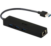 USB 3.0 Slim HUB 3 Port + Gigabit Ethernet 10/100/1000 ( 8595611701146 U3GL3SLIM )
