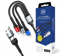 Kabel USB 3mk Hyper Cable N-SERIES 6-in-1 C/A to C/Lighting/Micro 18W 9V/2A QC 3.0 1 2m 5903108685252 (5903108685252) ( JOINEDIT84421919 )