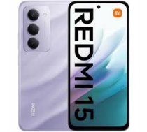 Xiaomi Redmi 15 Viedtālrunis 6GB / 128GB Sandy Purple ( 6932554450168 ? 25062RN2DE Purple 481809 68277 MZB0L1JEU ) Mobilais Telefons
