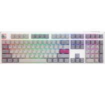 Ducky One 3 Mist Grey Gaming Tastatur RGB LED - MX-Red (US) ( DKON2108ST RUSPDMIWHHC2 100043081 ) klaviatūra