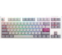 Ducky One 3 Mist Grey TKL Gaming Tastatur RGB LED - MX-Ergo-Clear (US) ( DKON2187ST EUSPDMIWHHC2 100352892 ) klaviatūra