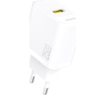 Ladowarka Dudao Ladowarka Dudao A27S 25W GaN USB-A - biala 6976625334377 (6976625334377) ( JOINEDIT71166999 ) iekārtas lādētājs