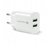 PHONE CHARGER 2X USB 2 4A 12W WHITE ( SC 220 ) iekārtas lādētājs