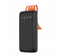 Dudao K6Pro uniwersalny powerbank 10000mAh z kablem USB USB Typ C Lightning czarny (K6Pro-black) 6977196682058 (6977196682058) ( JOINEDIT80167471 ) Powerbank mobilā uzlādes iekārta