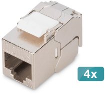 DIGITUS Keystone Cat6A geschirmt 4 Stk. werkzeugfr DN-93615-S-4 (4016032505198) ( JOINEDIT80167826 )