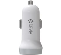 Devia ladowarka samochodowa Smart 2x USB 3 1A biala EA131 (6938595330810) ( JOINEDIT85166105 ) iekārtas lādētājs