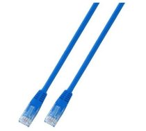 EFB RJ45 Patchkabel U/UTP Cat.6 PVC CCA 1m blau ( K8100BL.1 ) tīkla kabelis