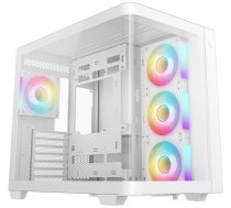 DeepCool CG530U 4F WH ATX Curved Glass Panoramic Case White ( R CG530U WHAGA4 G ) Datora korpuss